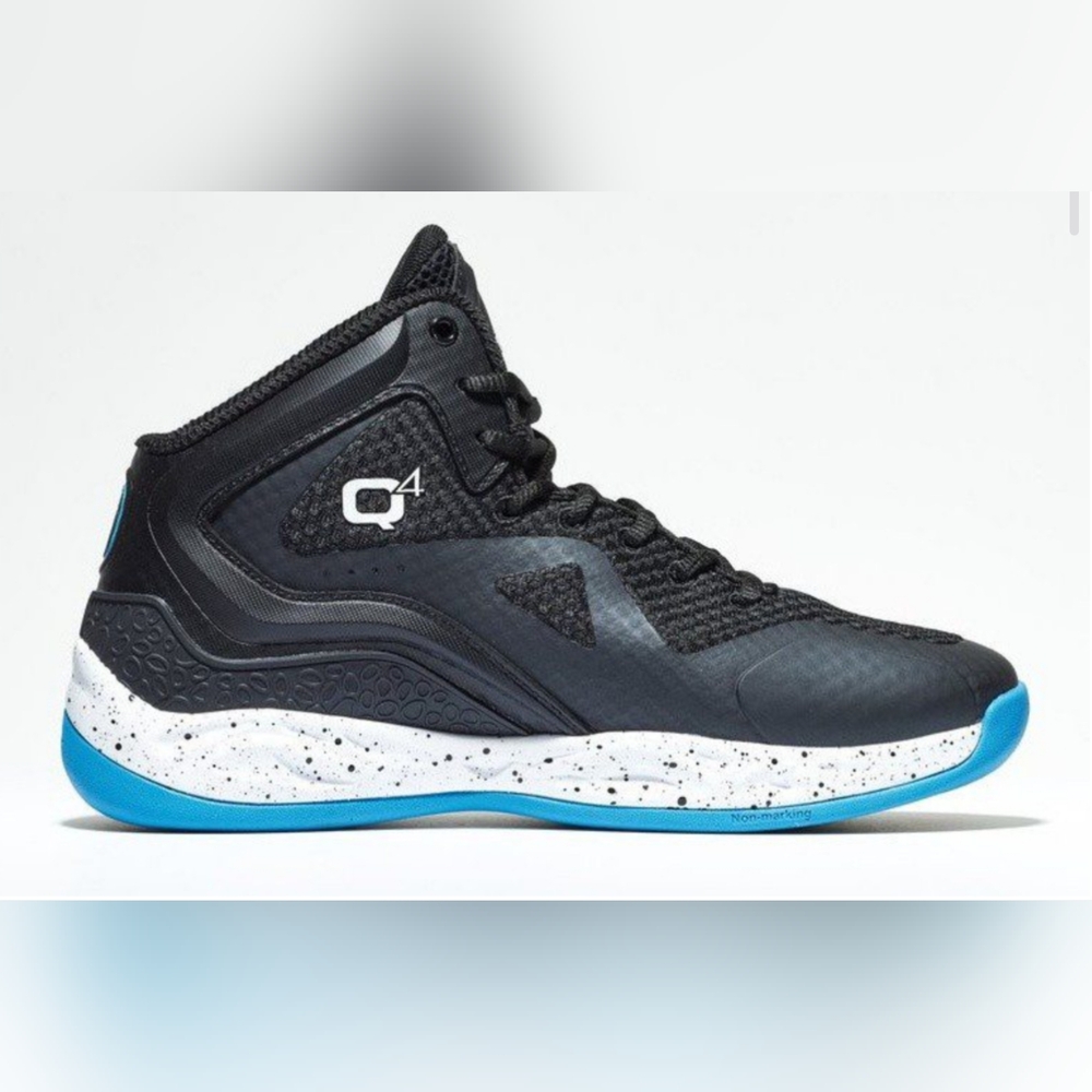 Men's Black and Blue Athletic Shoes